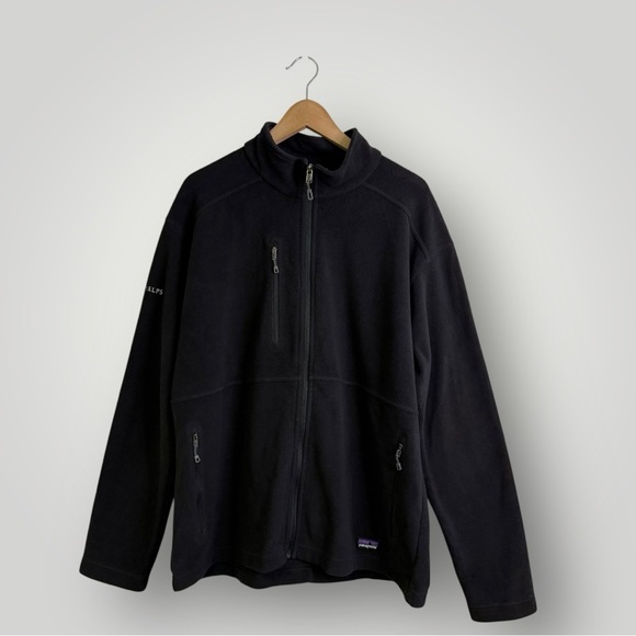 PATAGONIA Micro Synchilla Jacket Sz L Black - Picture 1 of 9